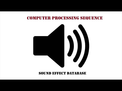Computer Processing Sequence Sound Effect