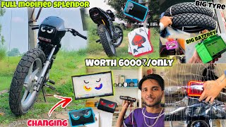 Full Modified Splendor Worth 6000 Only Splendor Modified On Cheapest Price