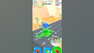 Shape-shifting Funny Race Gameplay Level-1721 New Hyper Casual Games #shorts #gameplay#shapeshifting