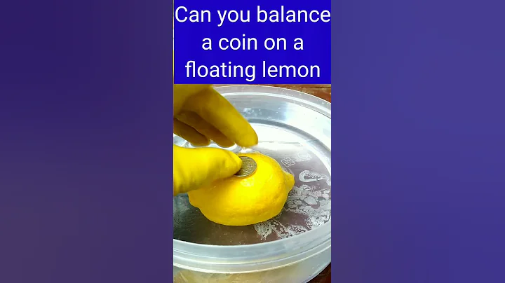 Coin on a lemon challenge