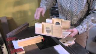 How To Make Round Tenons On Square Chair Legs
