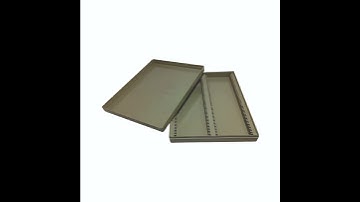 PLAZA PLASTIC SLIDE STORAGE BOXES 100 CAPACITY WITHOUT HINGE #microscopeslides #microscope