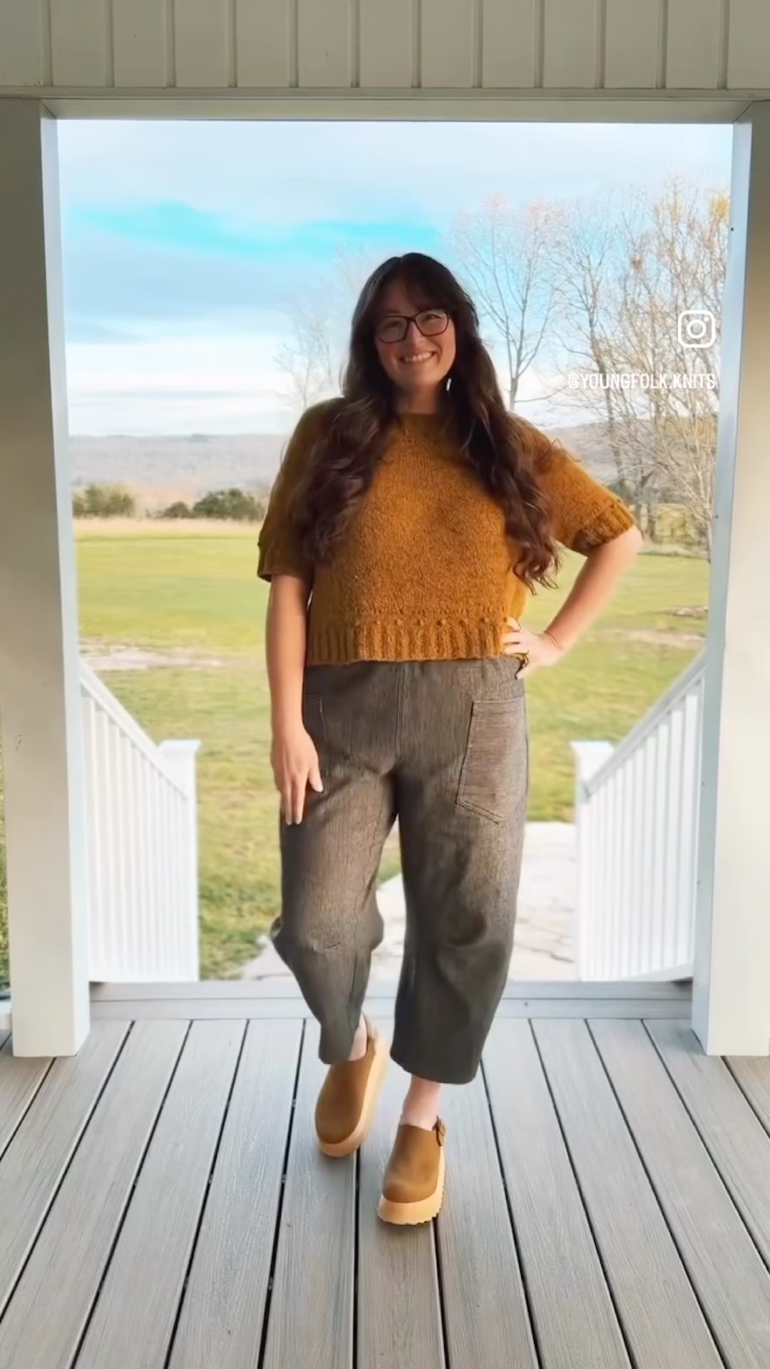 Poppy Pullover — Handmade outfit #knitting and #sewing - YouTube