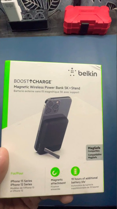 Batterie externe sans fil magnétique 5000 mAh - Belkin BOOST