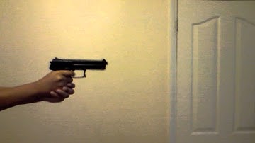 Real Life Gun effects - Pistol - Muzzle Flash and Lighting Test #1