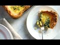 Spinach-and-Cheddar Slab Quiche- Everyday Food with Sarah Carey