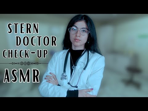 ASMR || Stern Doctor General Check- Up Roleplay