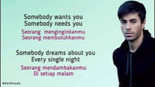 Enrique Iglesias - Somebody’s Me | Lirik Terjemahan Indonesia