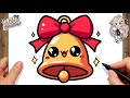 How to Draw a Cute Bell ???????? | Easy Kawaii Drawing for Kids and Toddlers!