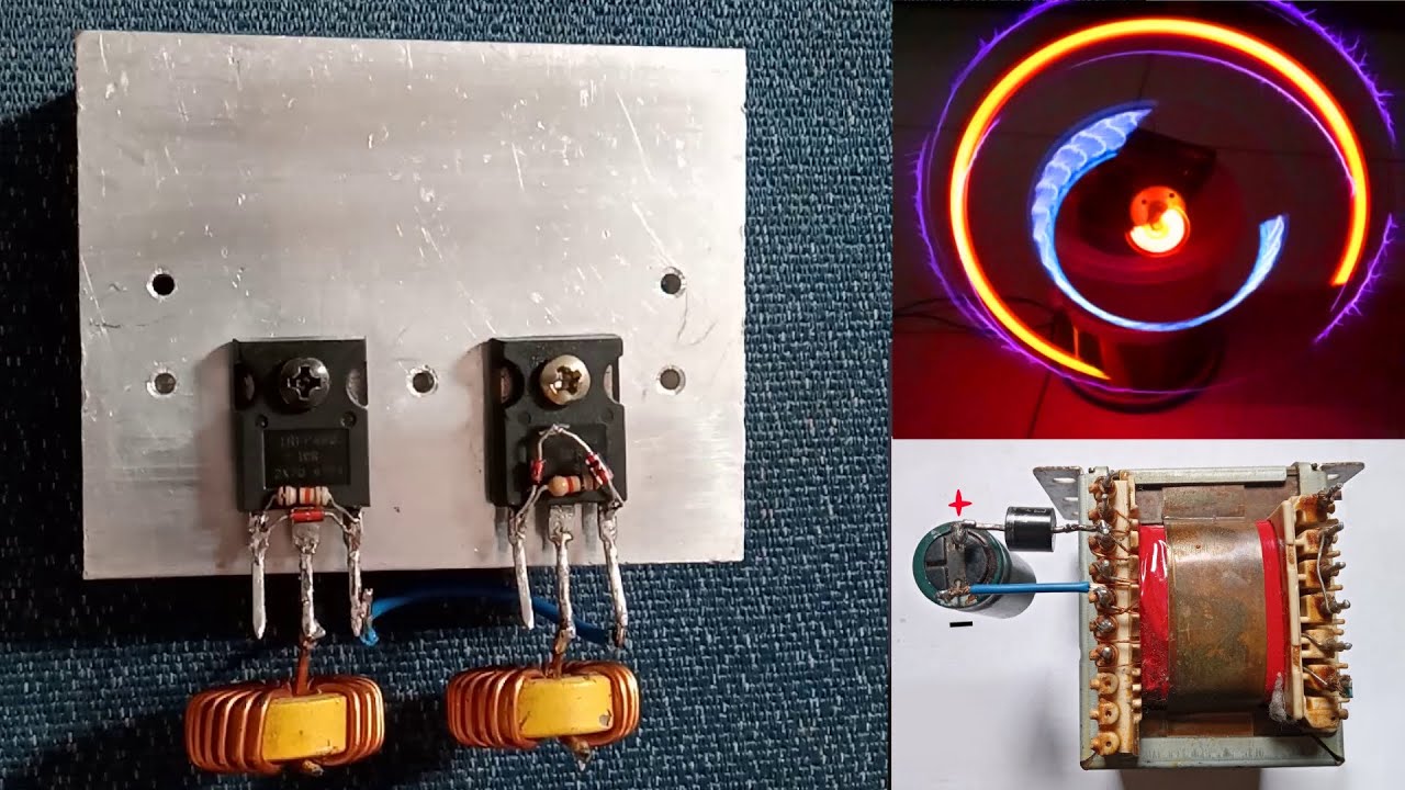 ZVS Tesla Coil (Step by step How to make SSTC tesla coil with ZVS driver) - 03