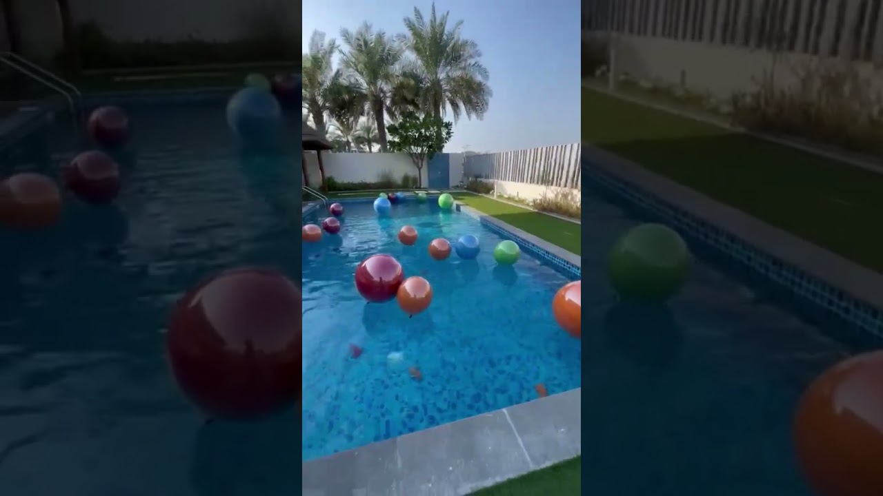 How to make pool balloons