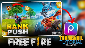 Make This Awesome Free Fire Thumbnail In Picsart 🔥 Free Fire Thumbnail Kaise banaye