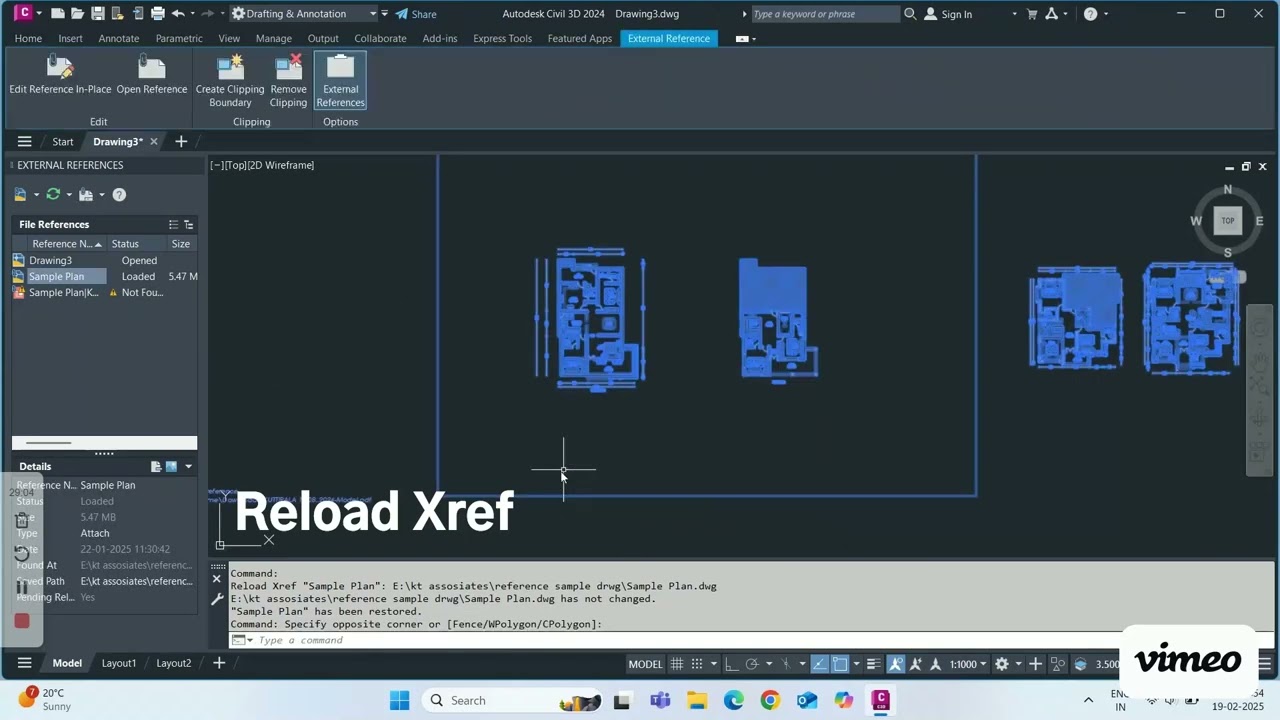 How to Attach an Xref and Convert It to an Active Drawing in AutoCAD
