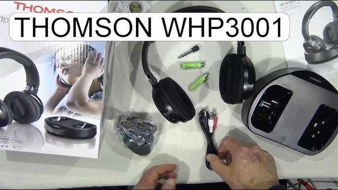 Auriculares para TV inalámbricos WHP3001BK de Thomson