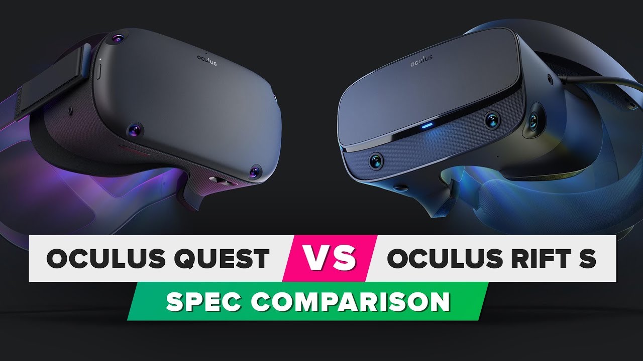 lille Ud picnic Oculus Quest vs. Oculus Rift S: Spec comparison - YouTube