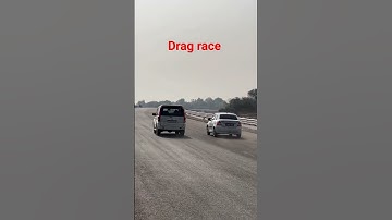 Swift vs Scorpio drag race 🤣 #car #automobile #swift #viral #scorpio #race #shortvideo