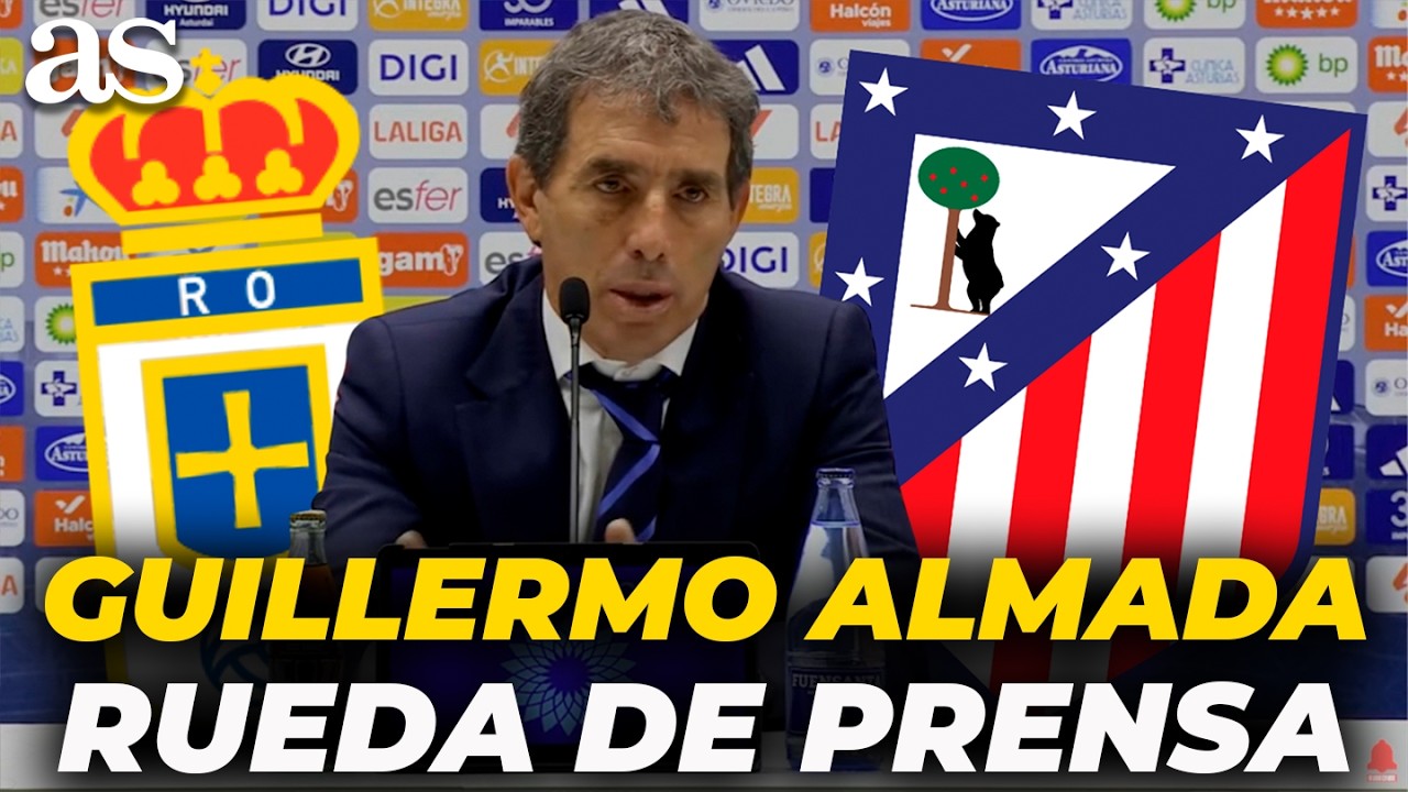 GUILLERMO ALMADA, RUEDA DE PRENSA completa POST REAL OVIEDO 0 - ATLÉTICO DE MADRID 1
