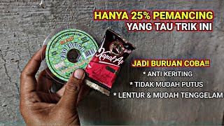 CARA AGAR SENAR MURAH MENJADI KUAT, LENTUR & TIDAK MUDAH KERITING