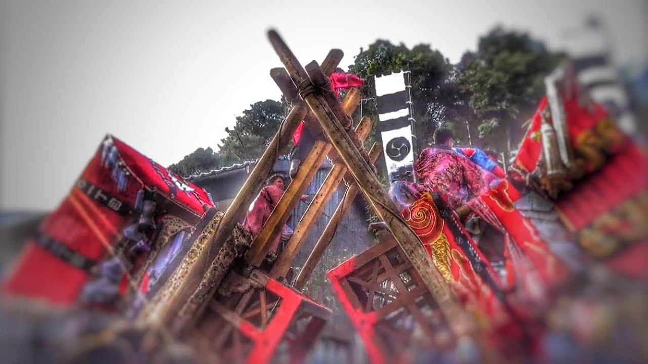平成31年 広島県三原市 能地春祭り 幸崎神社前  だんじり喧嘩 練り等