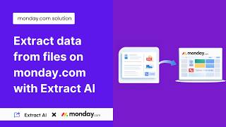 Extract data from files on @mondaydotcom with Extract AI | Step by step tutorial