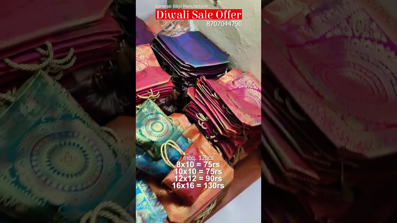 Banarasi Bags for Wedding Favours 💖 | Luxury Return Gifts 2025