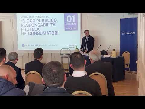 Lottomatica Talks Napoli - intervento giornalista di La7, David Parenzo