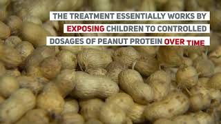 First treatment for kids with peanut allergy approved