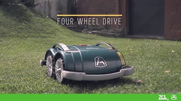 Powered by MEAN WELL : ZCS Ambrogio Robot L60 Deluxe - no installation, no perimeter wire!