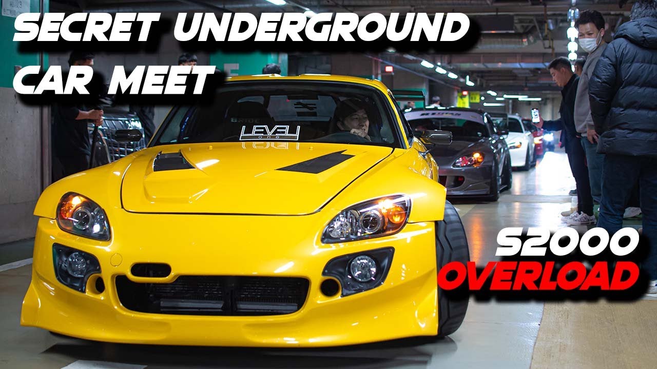 S2000'S TAKE OVER JAPAN UNDERGROUND CAR MEET