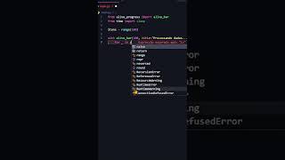 🧩 Barra de progresso animada no terminal com Python #python #shorts