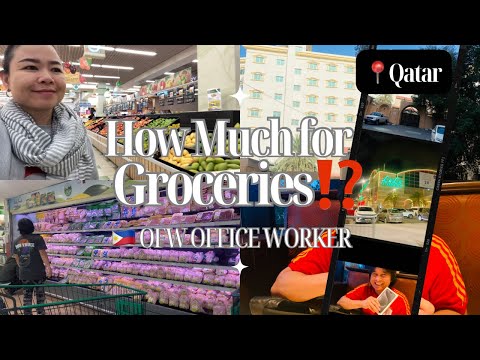 LIFE IN QATAR Buying Groceries at Lulu Hypermarket Living in Qatar OFW Office Worker