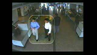 Dulles International Airport security footage from Sept. 11, 2001