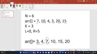 Kth smallest element | GFG | Medium | C++