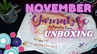 Unboxing My Monthly Yarn Subscription / November Yarnable Unboxing