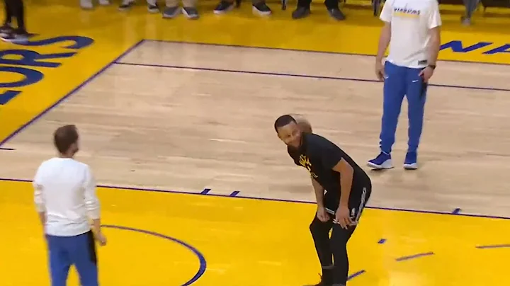 Steph Curry didn't hit the rim once during this pr...