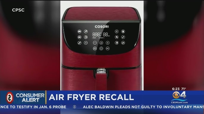 Certain models of Cosori-branded Air Fryers recalled due to potential fire  hazard - Canada.ca