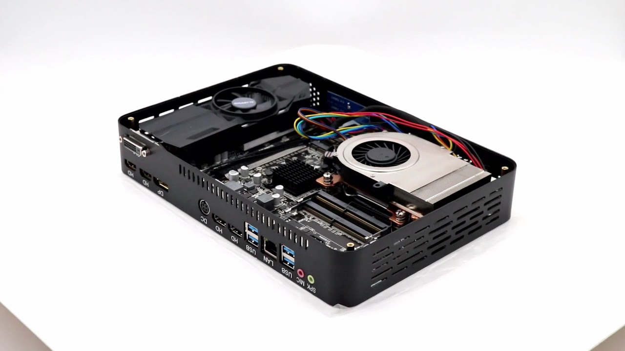 Dual Graphics mini desktiop gaming pc VG model with Intel Core i3-9100F