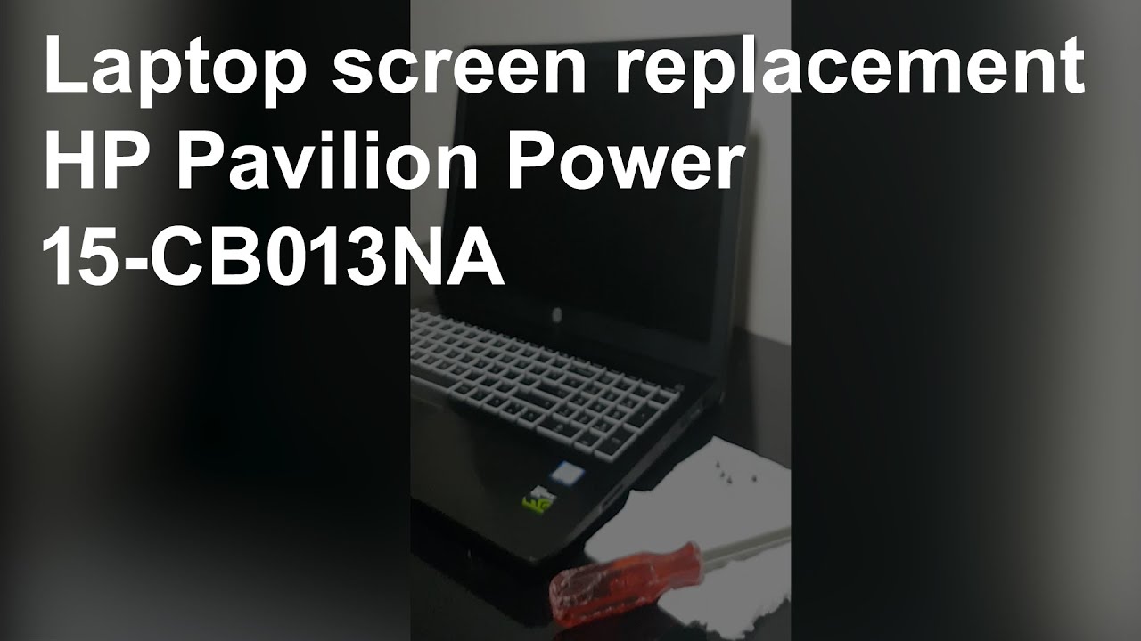 Laptop screen replacement / How to replace laptop screen [HP Pavilion