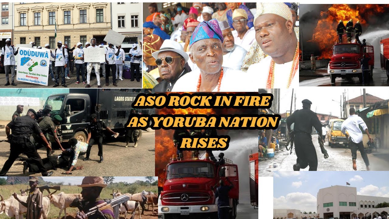 BREÄKING: ASO ROCK IN TOTAL CONFU$ION&F!RE AS \ YORUBA NATION RISES UP AGAIN