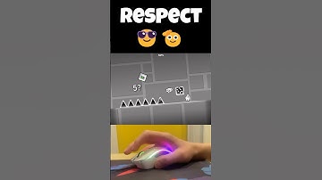 Respect Block Savior! 😎👍 Geometry Dash 2.2 #geometrydash #nostalgia #mouse #handcam #hacker #hack