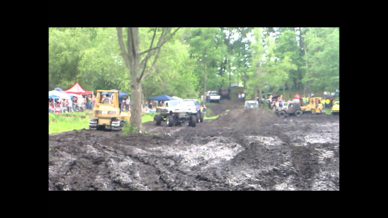 Mud race truck at perkins play bog