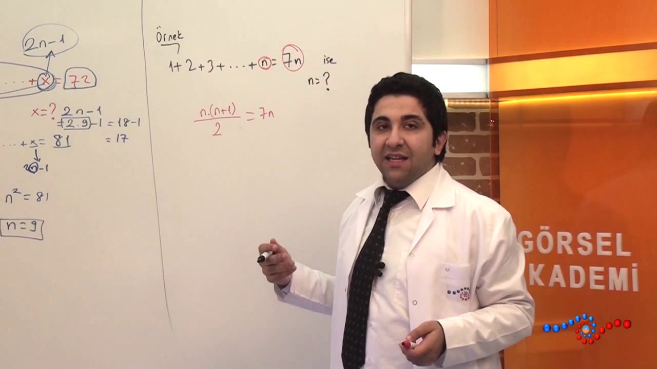 Matematik - Ardışık Tek Doğal Sayıların Sonlu Toplamları Soru Cevap