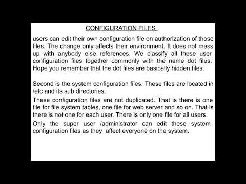 configuration files in Linux Angayarkanni_A