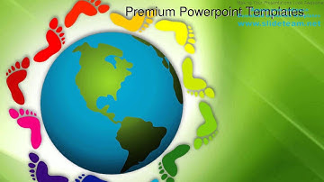 Foot Prints Diversity Global PowerPoint Templates Themes And Backgrounds ppt themes