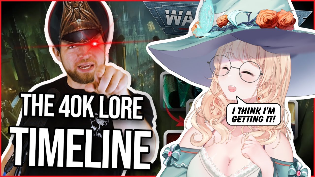 SO THIS IS WARHAMMER?? | Vtuber Reaction to Warhammer 40,000 (40K) Lore Timeline by Bricky