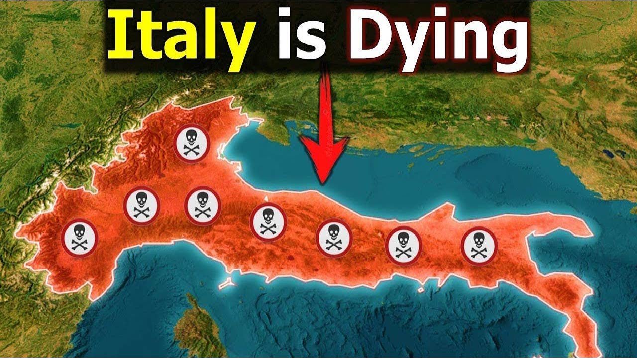 Italy is about to disappear from the world map due to population decline |BLUE NEWS| 