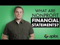 What are Nonprofit Financial Statements? [ Main Reports You'll Need]