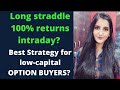 Long straddle strategy for low-capital option buyers | Option buying strategy