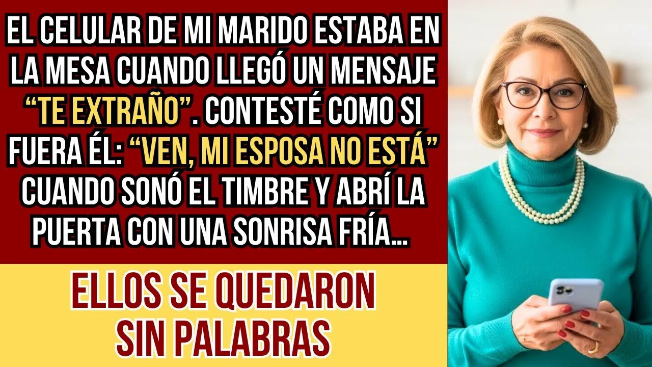 HISTORIAS REALES. Cuando respondí el mensaje de la amante de mi esposo, él no imaginaba que...