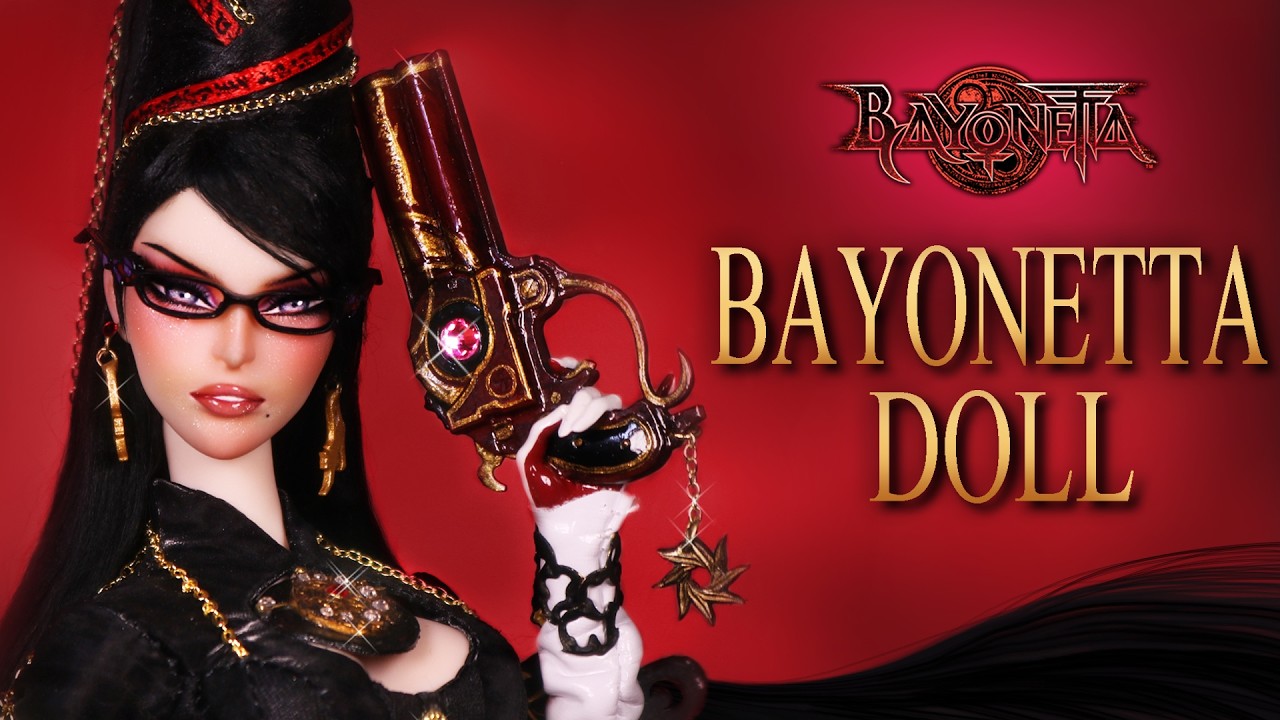 I made a CUSTOM BAYONETTA Doll! 🌙 ( and she's ready to slay! )